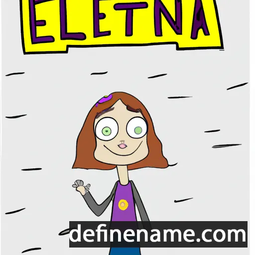 Eltona cartoon