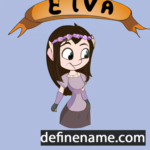 Elvea cartoon