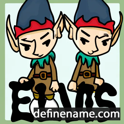 Elves cartoon