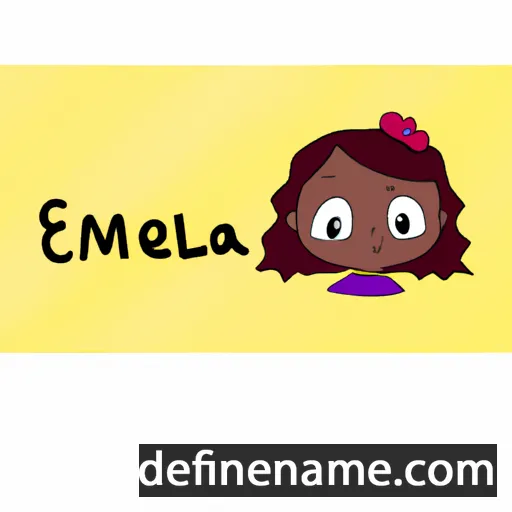 Émelina cartoon