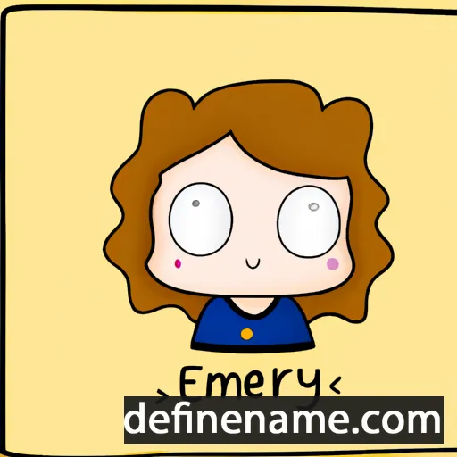 Émeryse cartoon