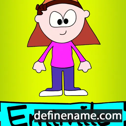 Émiline cartoon