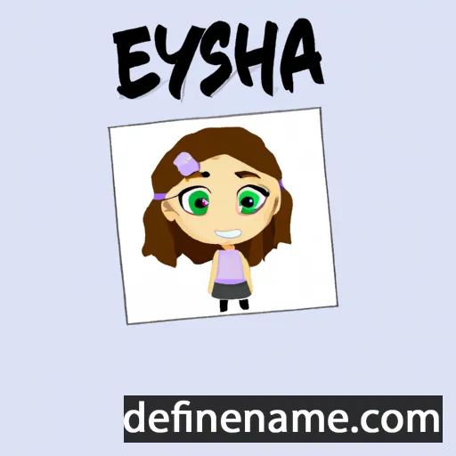 Elysha cartoon