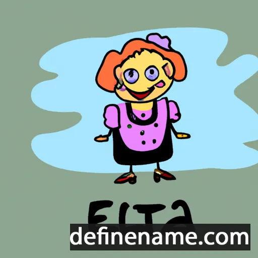 Elžbeta cartoon