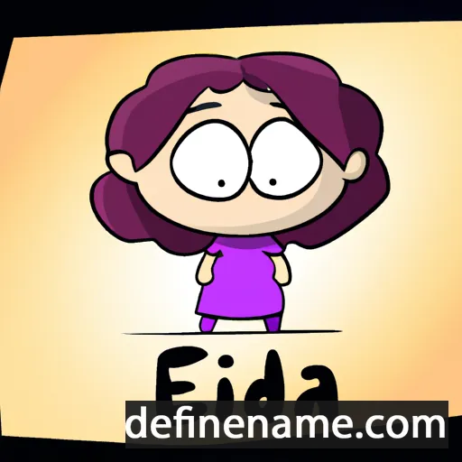 cartoon of the name Elzada