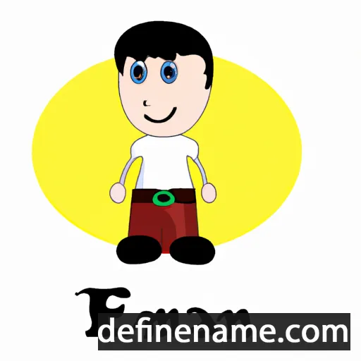 cartoon of the name Eman