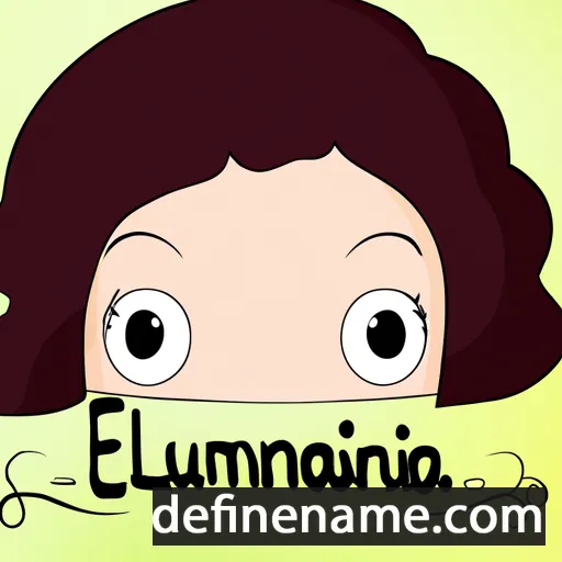 Emanuéla cartoon