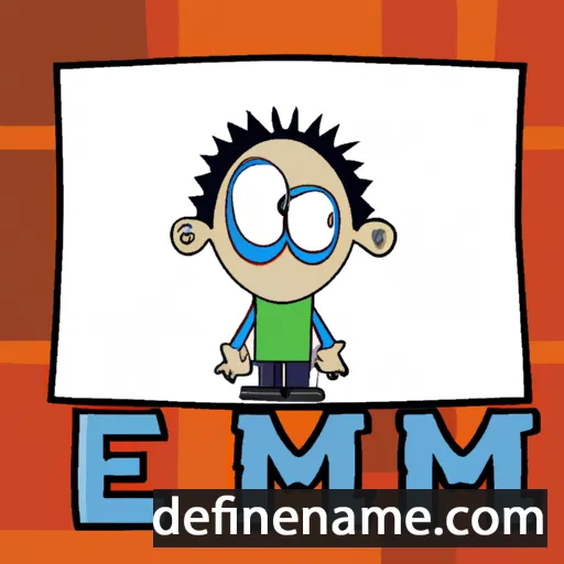 cartoon of the name Eme