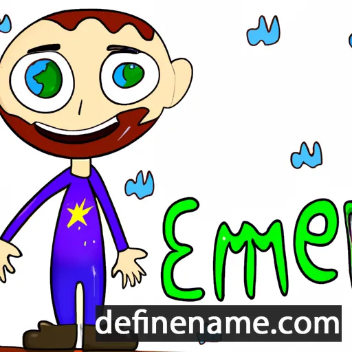 cartoon of the name Emer