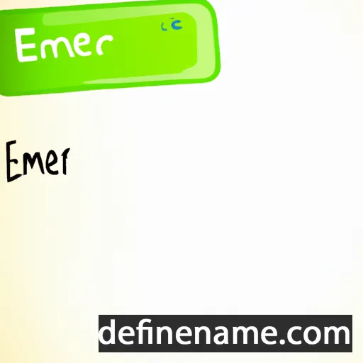 cartoon of the name Emer