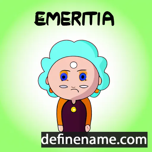 Emerita cartoon