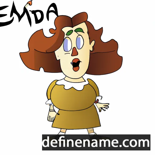 Emidia cartoon