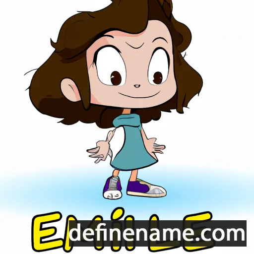 Emilianne cartoon