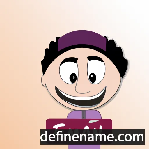 cartoon of the name Emman