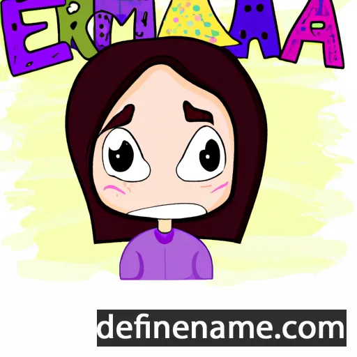 Emrana cartoon