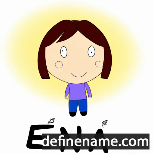 cartoon of the name Ena