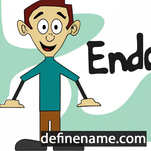 cartoon of the name Enda