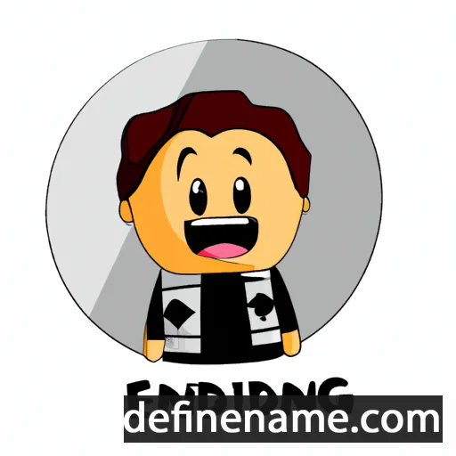 cartoon of the name Endang