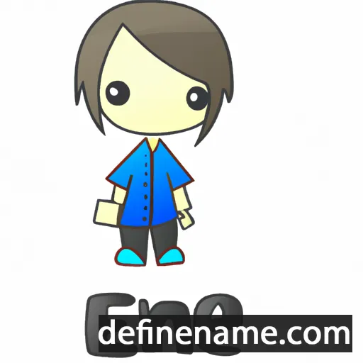 cartoon of the name Ene