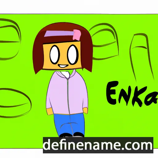 cartoon of the name Eneka