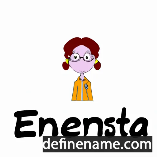 Enestina cartoon