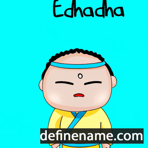 Enkhdalai cartoon