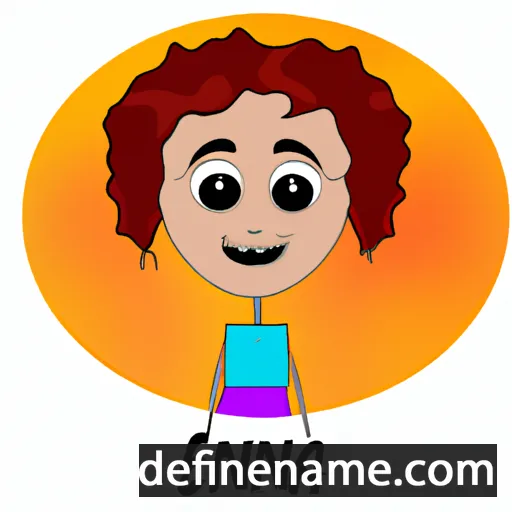 cartoon of the name Enna