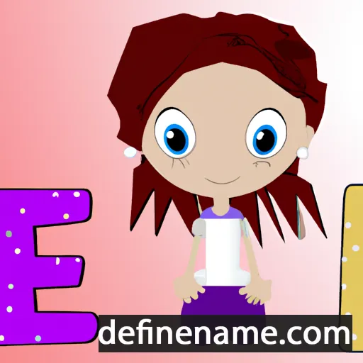 cartoon of the name Enna