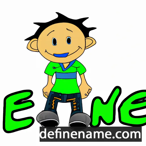 cartoon of the name Enne