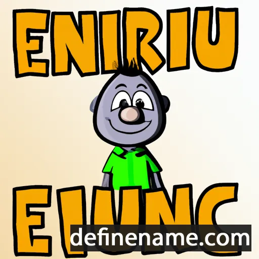 Enricu cartoon