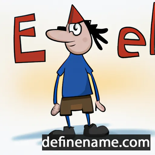 cartoon of the name Erel