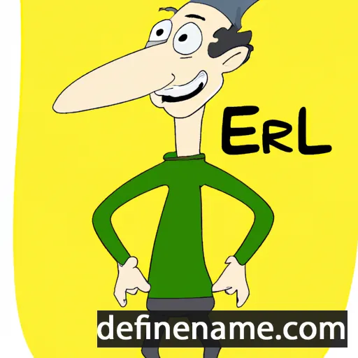 cartoon of the name Erel