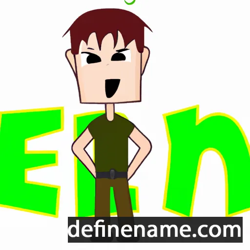 cartoon of the name Eren