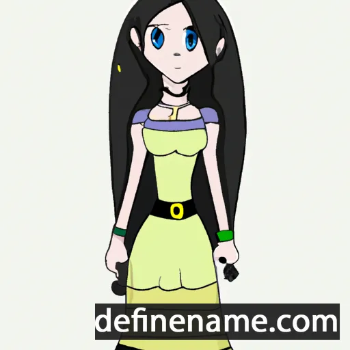 cartoon of the name Eriana