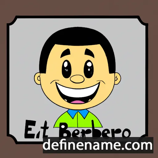 cartoon of the name Eriberto