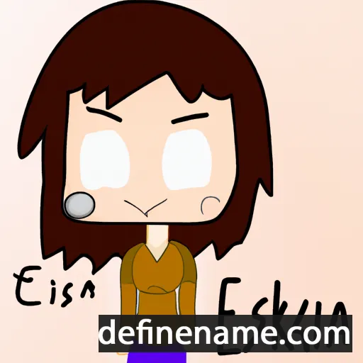 Eriska cartoon