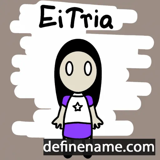 cartoon of the name Erita