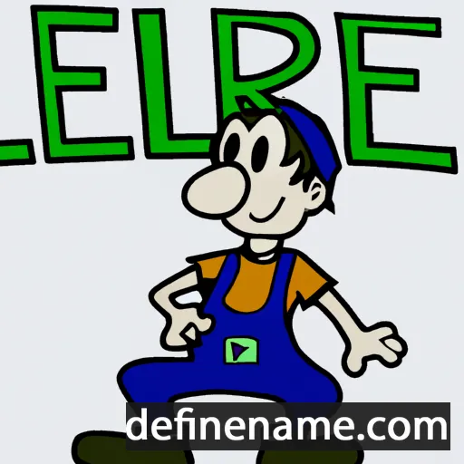 cartoon of the name Erle