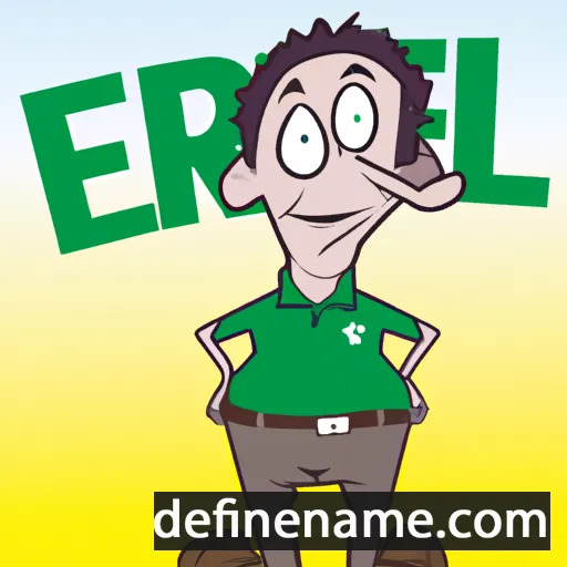 cartoon of the name Erle