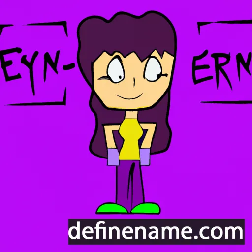 Erlynn cartoon