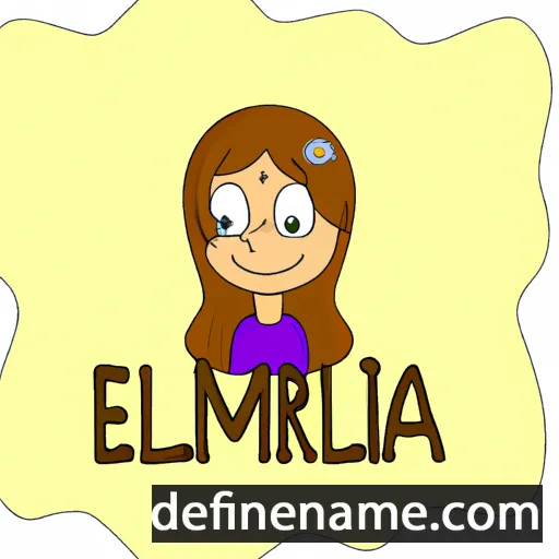 Ermelia cartoon