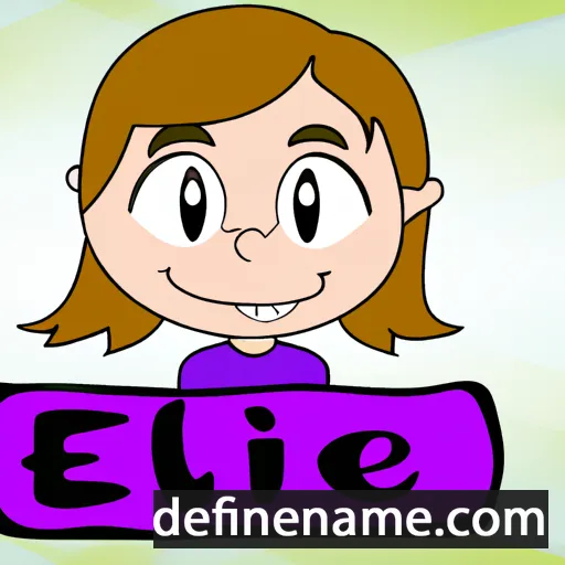 Élie cartoon