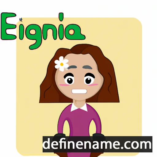 Efigênia cartoon