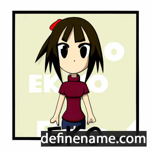 Eiko cartoon