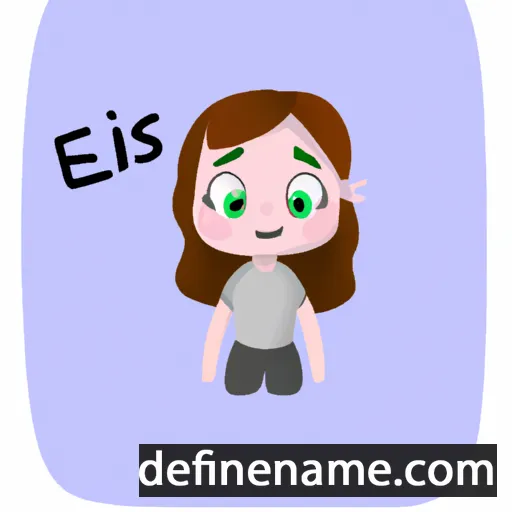 Eilís cartoon