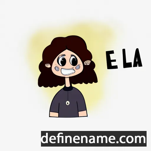 Elēna cartoon