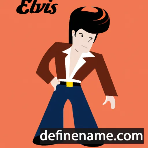 Elvis cartoon