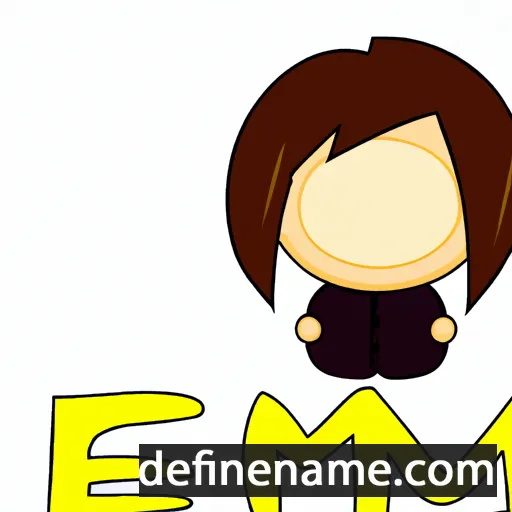 cartoon of the name Ema