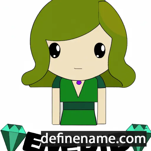 Emerald cartoon