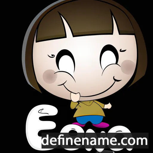 cartoon of the name Ena